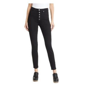 Veronica Beard Maera High Rise Skinny Jeans In Onyx 27 NWT